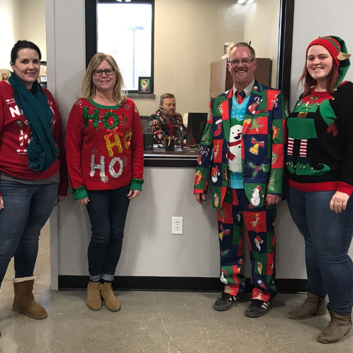 ugly sweater christmas party